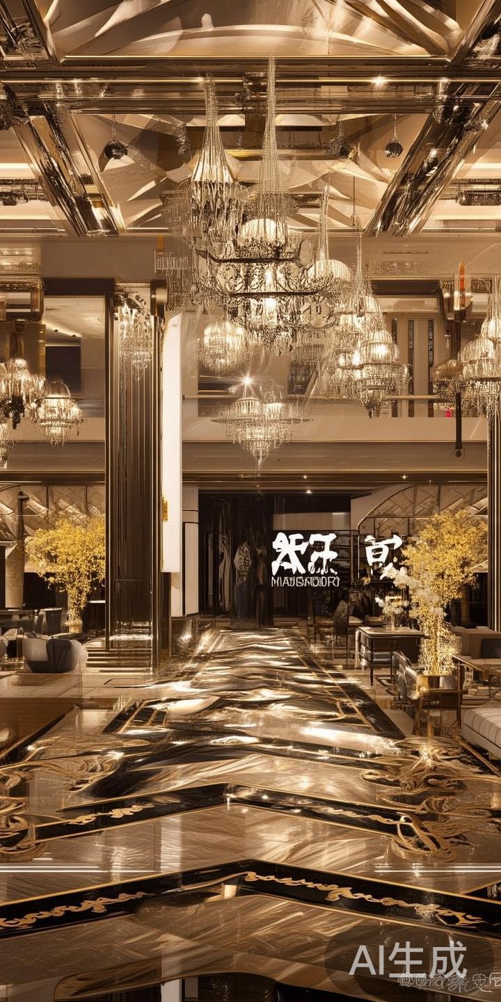 走进澳门金沙会娱乐城，映入眼帘的是华丽而别致的空间