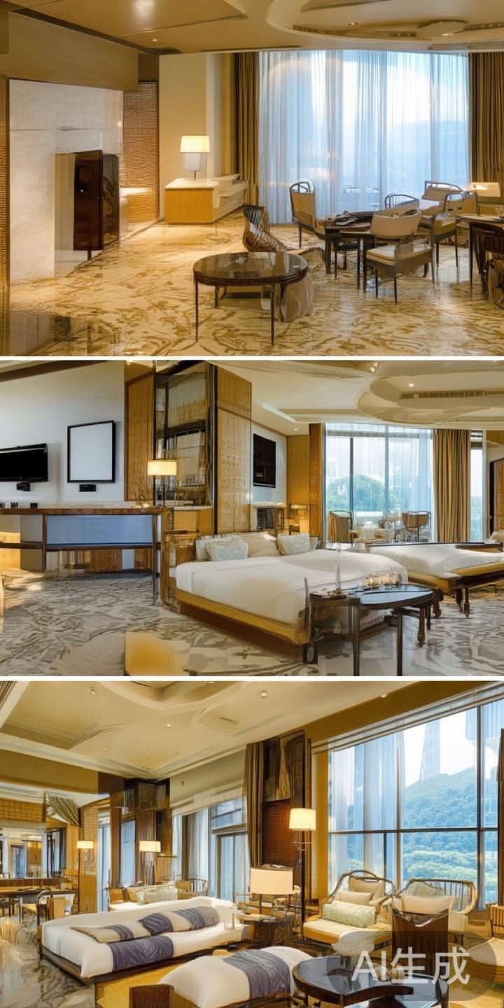 作为澳门的知名豪华酒店，金沙城酒店以其宽敞舒适的客